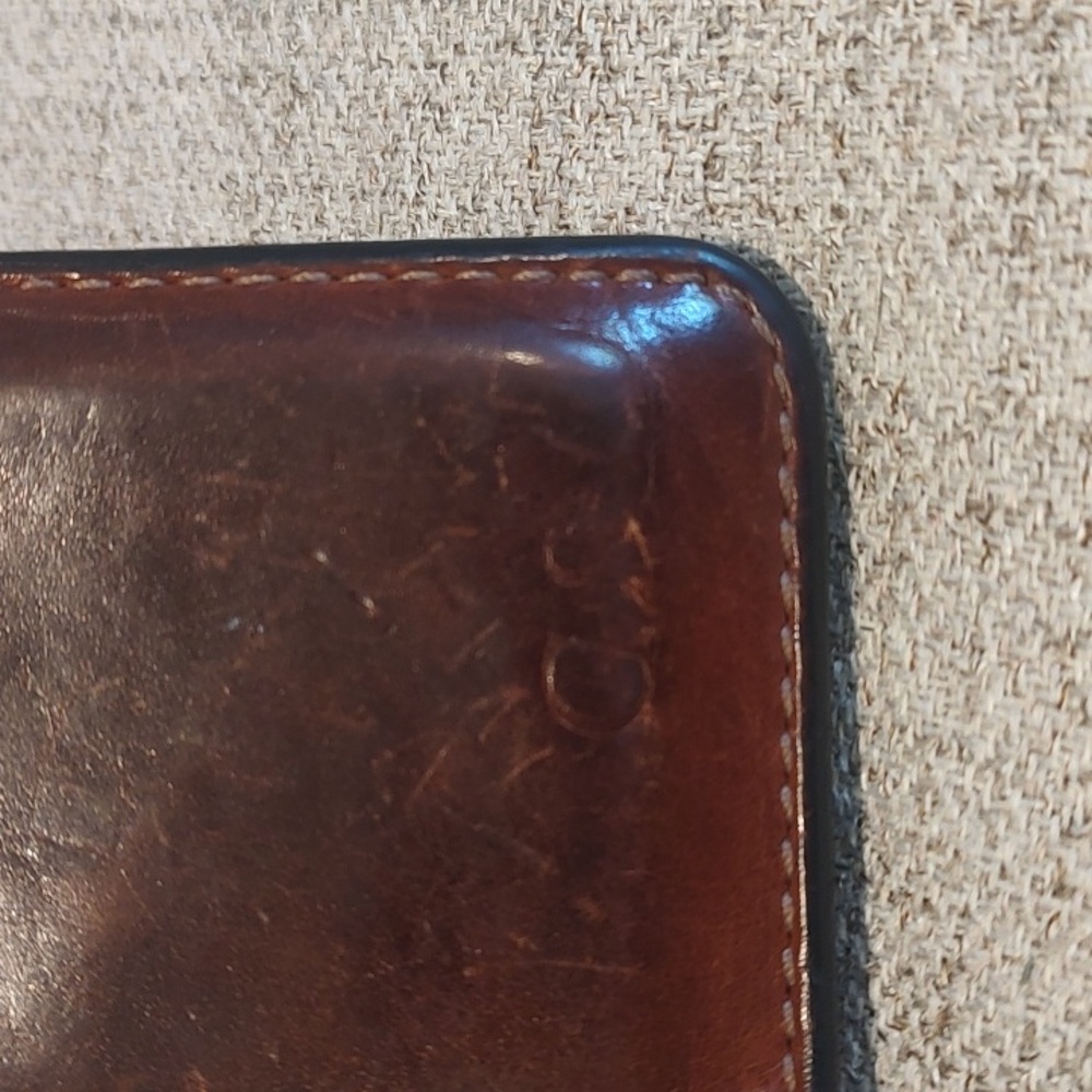 Dark Brown Everyday Bifold Wallet - Clayton and Crume Used Initials On Front* - Picture 8 of 8